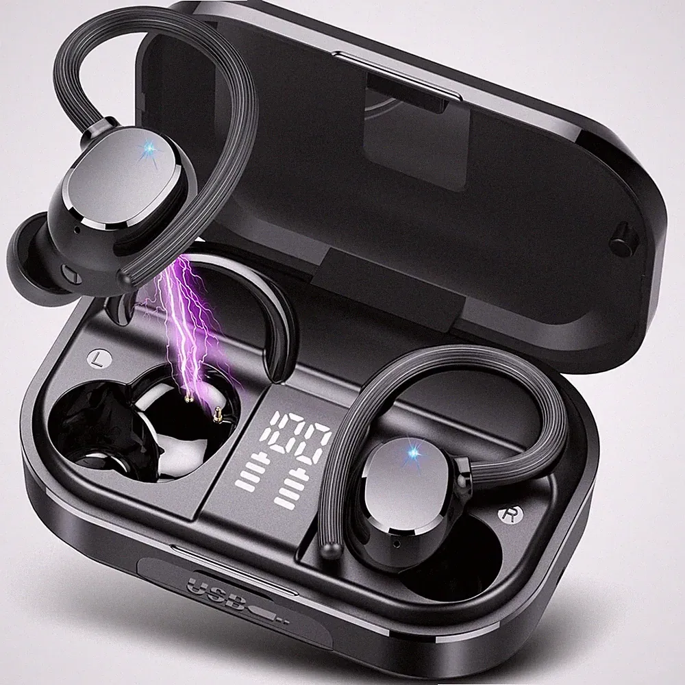 Q53 Bluetooth 5.3 in-Ear Sport Kopfhörer Kabelloses Headset 120 Stunden Akku NEU