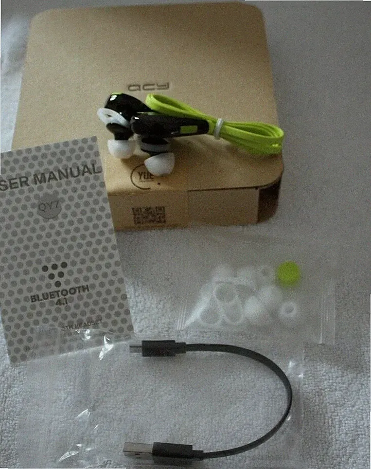 QCY Sport Kopfhörer Headset QY7 Wireless Bluetooth Kopfhörer Nackenband