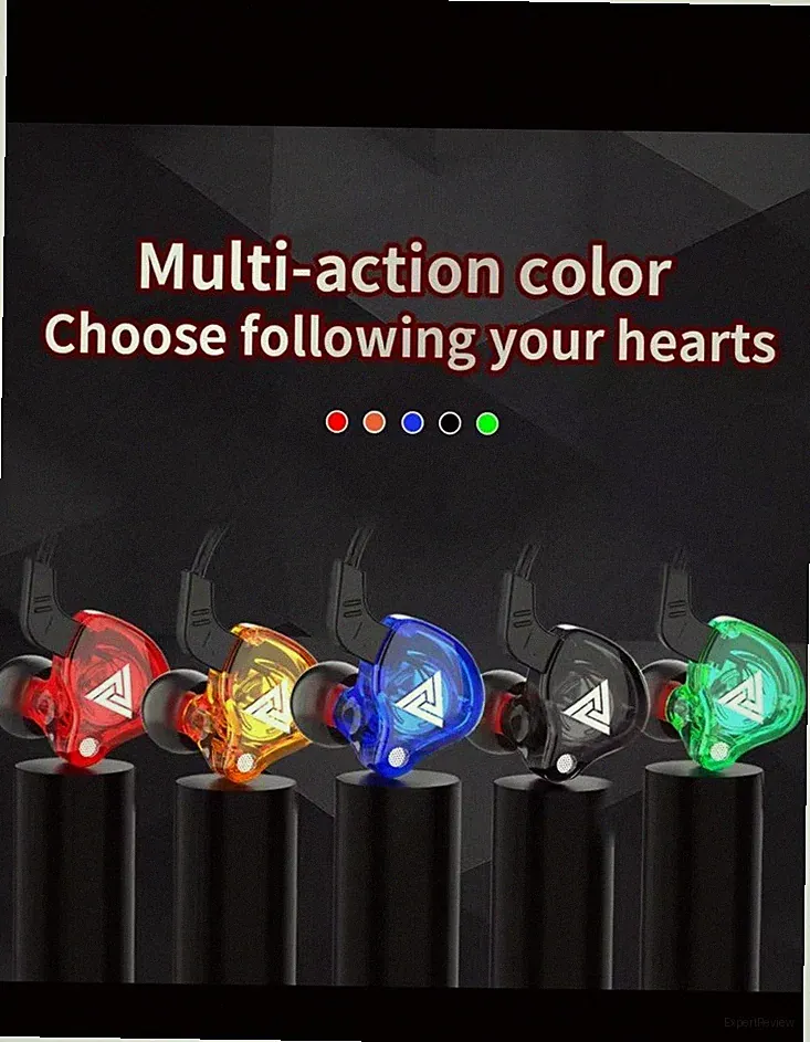 QKZ AK6 Hi-Res In-Ear-Kopfhörer Ohrhörer 105dB mit HD Mikrofon und Bass Boost