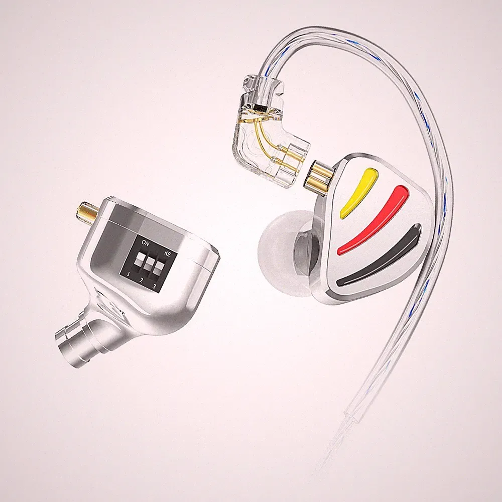 QKZ ODIN Triple Tuning In-Ear-Kopfhörer Kabel 107dB HiFi Sport Gaming Headphones