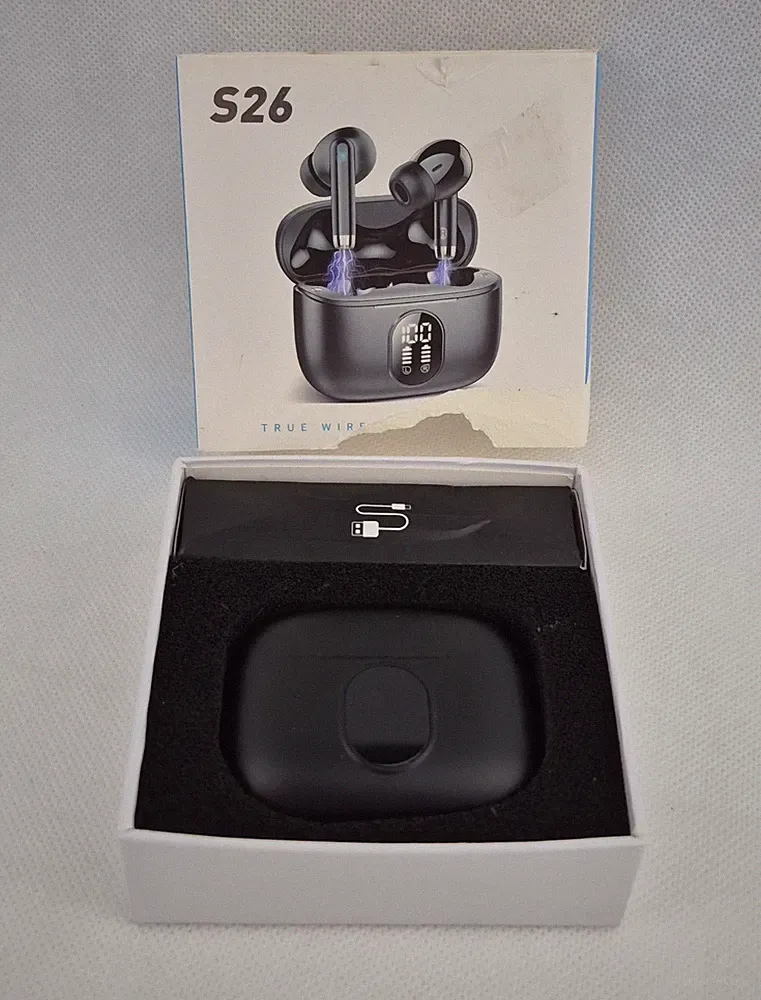 QXQ S26 Bluetooth 5.4 In-Ear Kopfhörer True Wireless ENC 40h USB-C Schwarz