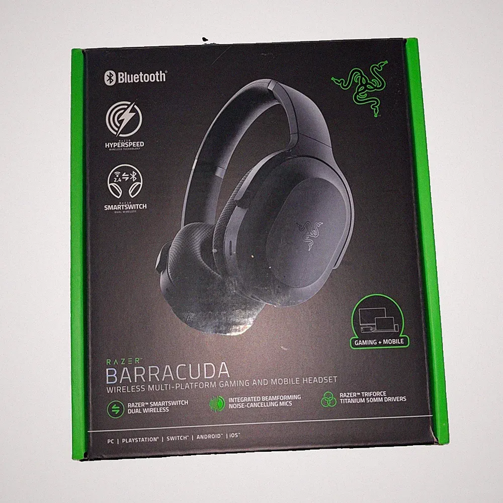 Razer Barracuda Kabelloses Gaming-Headset mit Hybrid ANC - OHNE DONGLE & POLSTER
