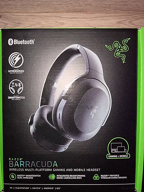 Razer Barracuda Kabelloses Gaming-Headset mit Hybrid ANC schwarz (2.Wahl)