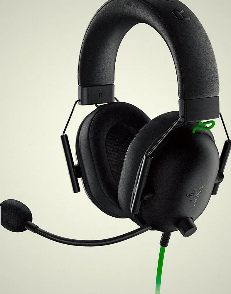 Razer Blackshark V2 X Kopfhörer Kabelgebunden Kopfband Gaming Schwarz, Grün