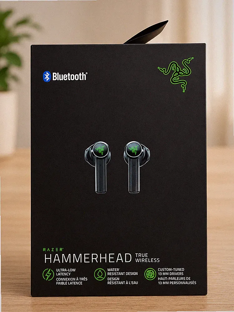 Razer Hammerhead True Wireless Bluetooth Gaming In-Ear Kopf Audio Headset