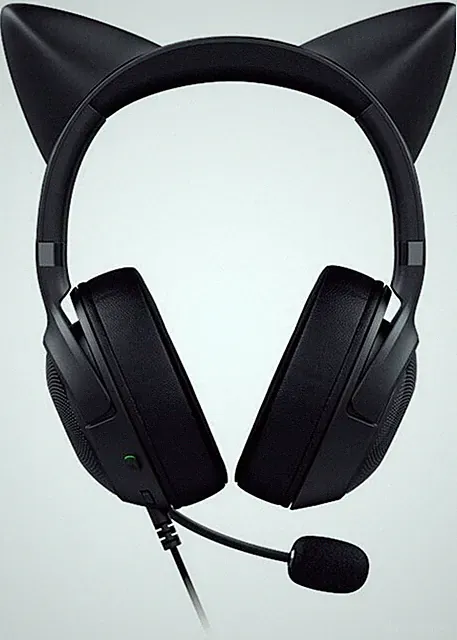 Razer Kraken Kitty V2 Gaming Headset USB Virtual 7.1 Surround-Sound for PC Black