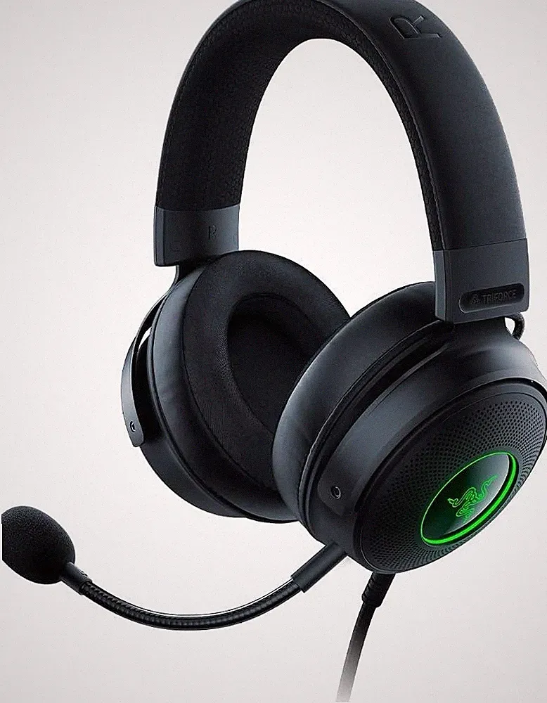 Razer Kraken V3 Gaming Headset - Schwarz Over-Ear Kopfhörer Wired USB Chroma RGB