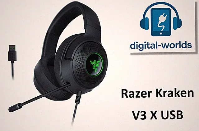 Razer Kraken V3 X USB gaming headset +++ NEUWERTIG / NUR HEADSET OHNE ALLES +++