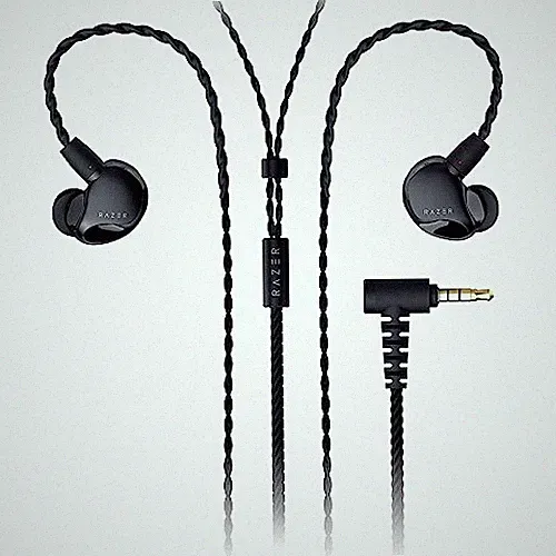 Razer Moray Gaming Kopfhörer Hybrid Dual Driver In-Ear Monitore dünnes Profil