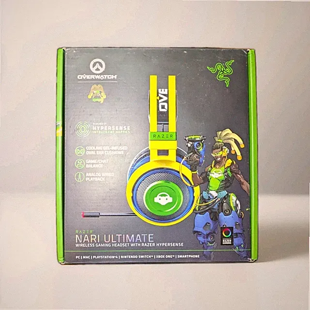 Razer Nari Ultimate Headset Wireless Gaming Headset Overwatch Lucio Edition