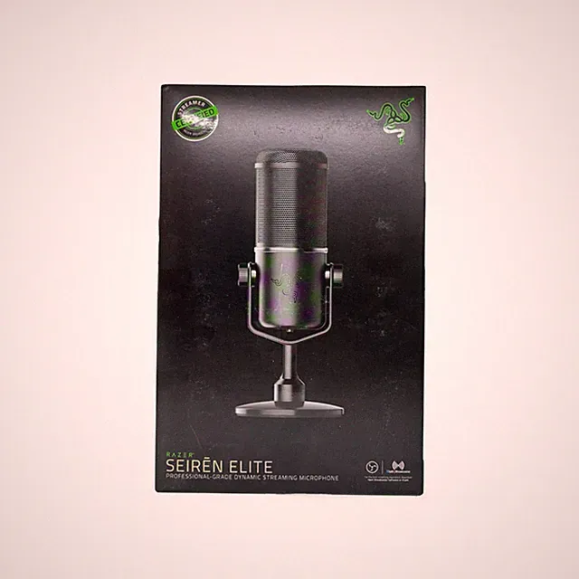 Razer Seiren Elite Gaming Microphone USB Streaming Mikrofon PC schwarz