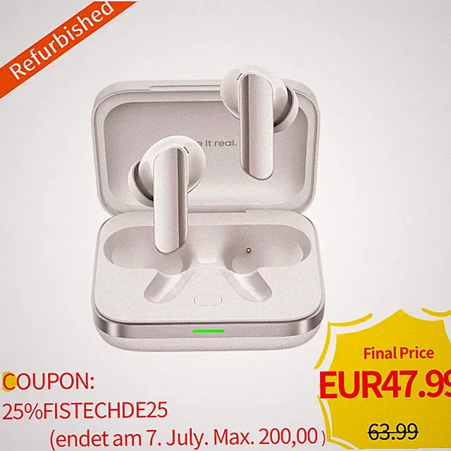 realme Air 7 Pro Wireless Headphones Bluetooth 5.3 with ANC dual DAC 48+ hours