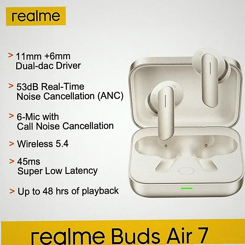 Realme Buds Air 7 True Wireless Kopfhörer mit beeindruckendem Klang und Billig24