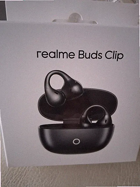 realme Buds Clip Open-Ear Wireless Earbuds with 11mm Dual Magnet Drivers, Black