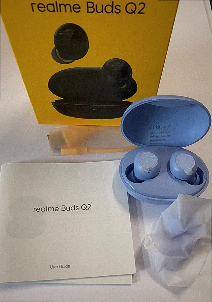 realme Buds Q2 Bluetooth 5.0 In-Ear-Kopfhörer mit Geräuschunterdrückung 20 Stund