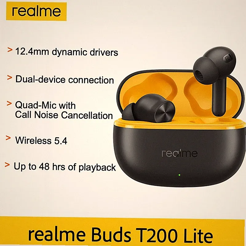 Realme Buds T200 Lite True Wireless In Ear Kopfhörer für ein Billig24