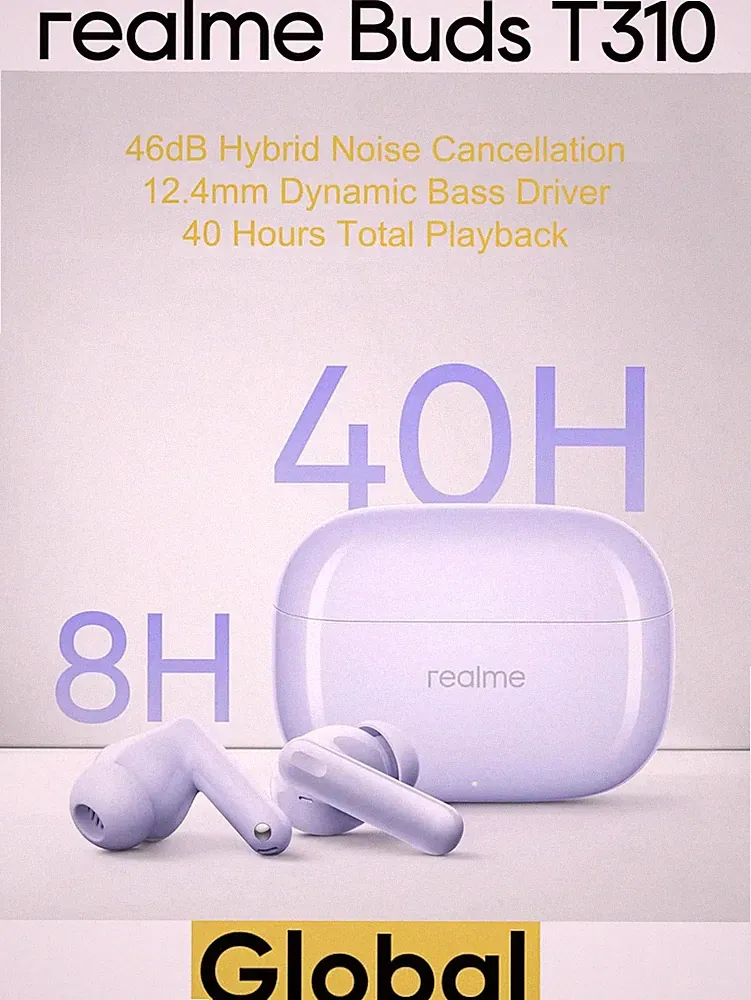 Realme Buds T310 Kabellose In Ear Kopfhörer mit 96 Stunden Billig24
