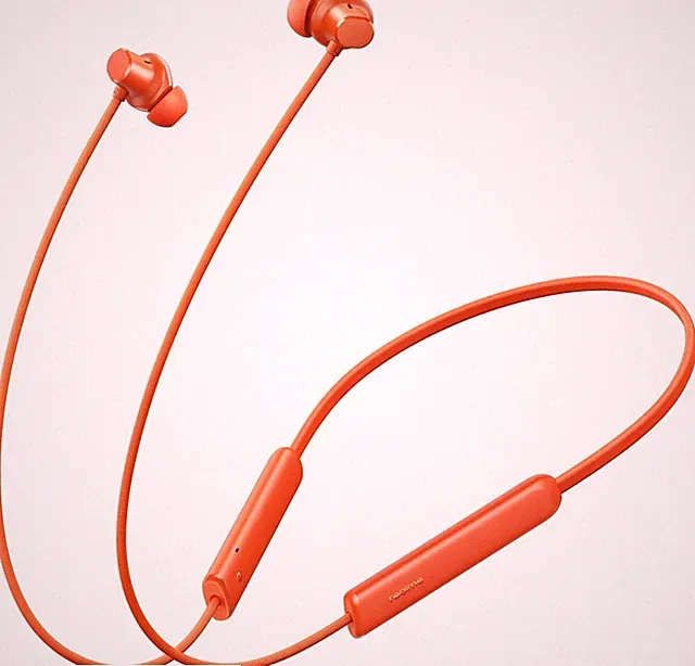 Realme Buds Wireless 5 Lite In Ear Bluetooth Nackenbügel Bass Boost Cyber Orange