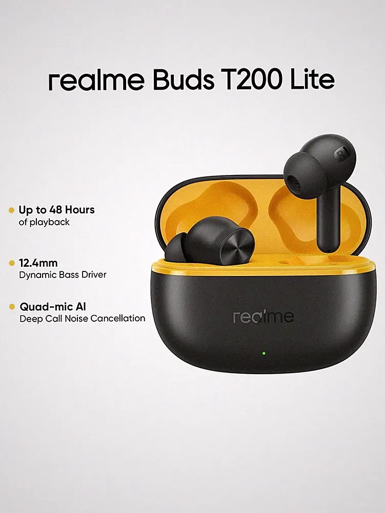 Realme T200 Lite In Ear Kopfhörer Kabellos und kraftvoll im Klang Billig24