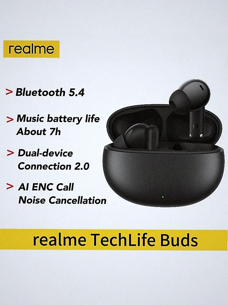 Realme TechLife Buds RMA2506 True Wireless Ohrhörer für ein Billig24