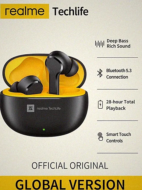 Realme TechLife ENC Geräuschunterdrückende True Wireless In Ear Billig24