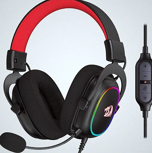 Redragon H510 Zeus Gaming-Headset m. Kabel 7.1 Surround-Sound 53MM-Treiber black