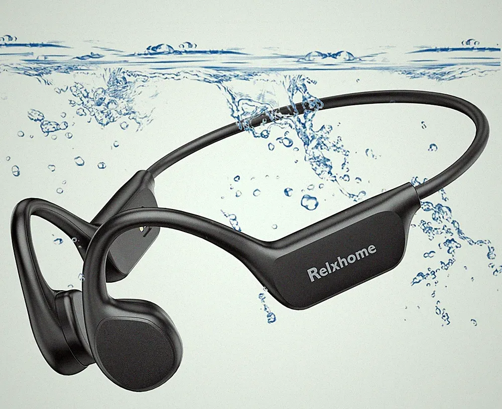 Relxhome Knochenschall Kopfhörer, Kopfhörer Schwimmen, 32GB MP3 Speicher, Ope...