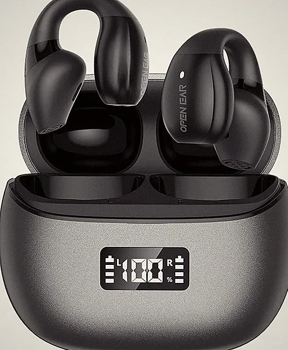 Relxhome Open-Ear Kopfhörer Bluetooth 5.3, IPX5 Wasserdicht, 50 Std Spielzeit