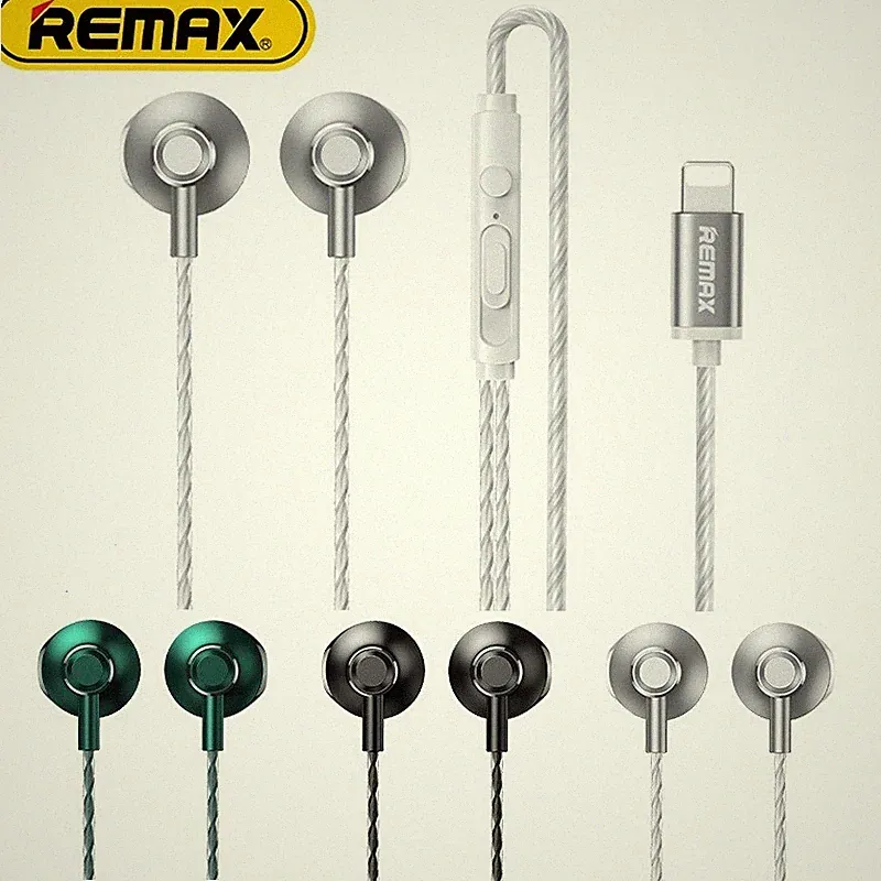 REMAX Kopfhörer mit Lightning Connector für iPhone Apple EarPods In-Ear-Kopfhöre
