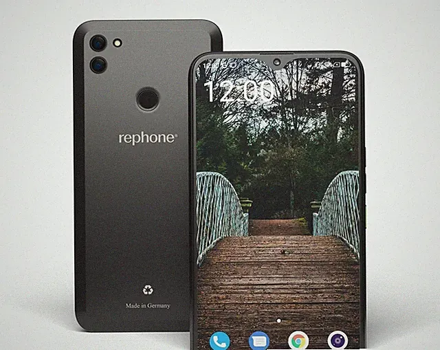 REPHONE Powered by Gigaset 128 GB Schwarz Dual SIM B-Ware