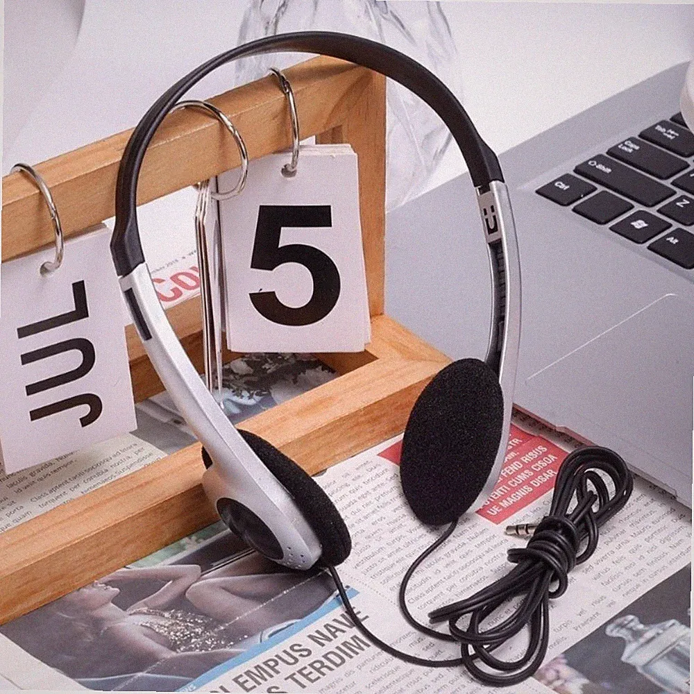 Retro Kopfhörer Kabelgebunden Stereo Over-Ear MP3 Musik Sport
