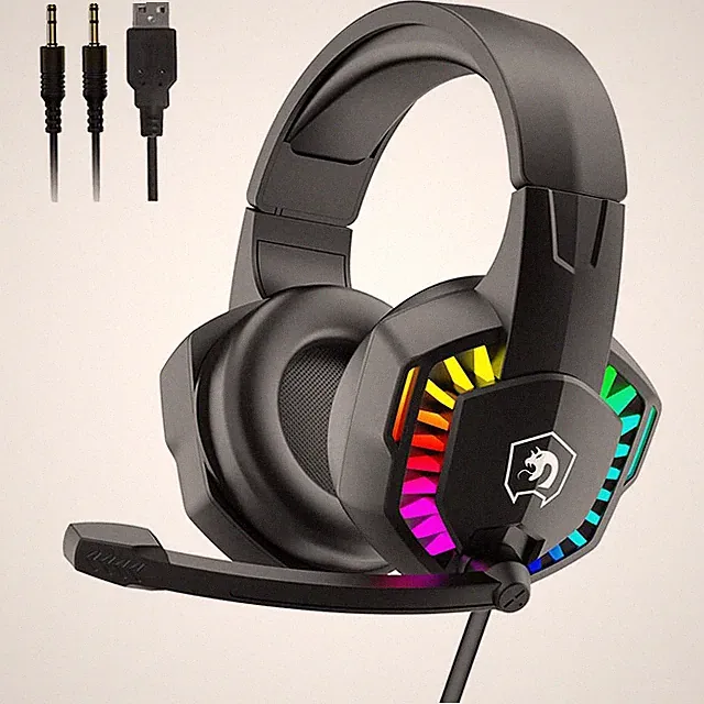 RGB kabelgebundenes Gaming Headset für PS4 PS5 Xbox Switch PC Laptop 7.1 Stereo