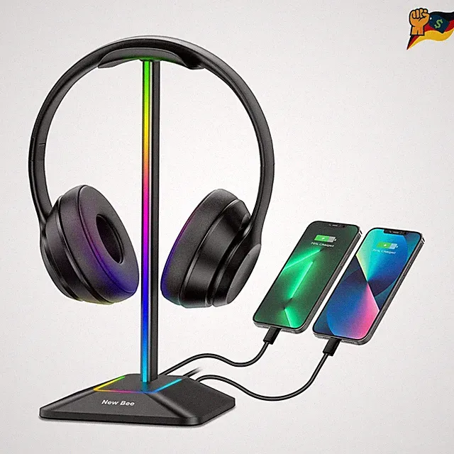 RGB Kopfhörerhalter New Bee Z8 Universal USB-C USB Ständer