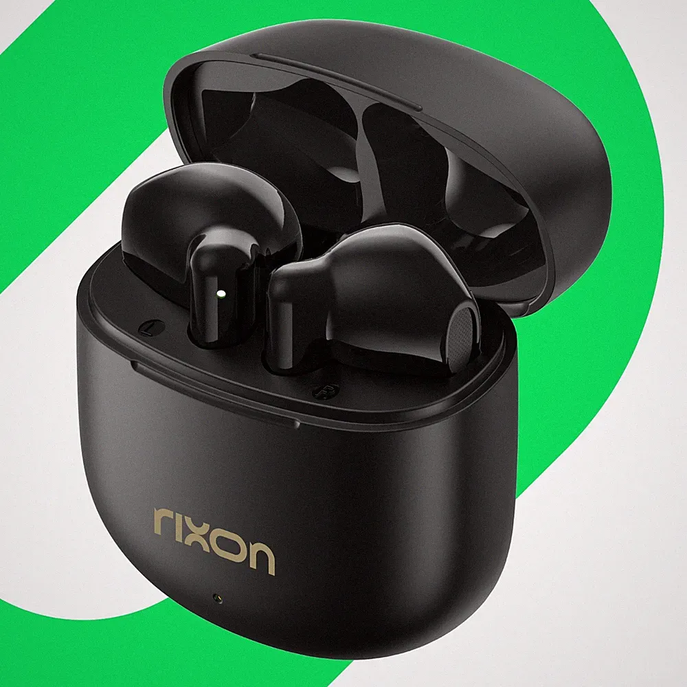 RIXON - Bluetooth 5,3 Kopfhörer, game mode, IPX4, kabellos Ohrhörer