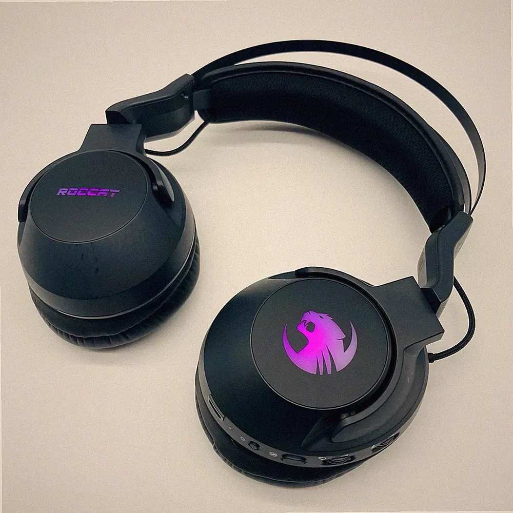 Roccat Elo 7.1 Air Gaming Headset RGB Kopfhörer Wireless Headphones ohne Dongle