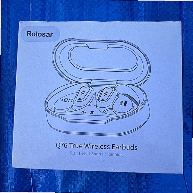 Rolosar Q76 True Wireless Earbuds mit HiFi Stereo - Schwarz