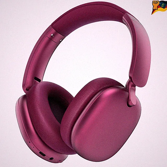 RORSOU C6 Bluetooth-Kopfhörer, Aktive Noise-Cancelling, 60 Stunden, Rot