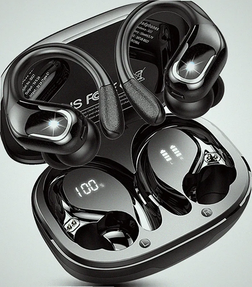 Rulefiss Kopfhörer Bluetooth 5.4 Sport, 75StdKabellos Bluetooth mit HiFi-Stereo