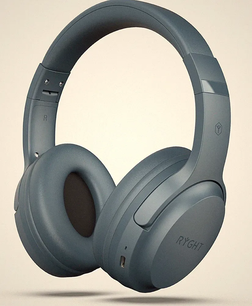 RYGHT KABELLOSE OVER-EAR-KOPFHÖRER, BLAU, LEICHT, ZUSAMMENKLAPPBAR, BLUETOOTH