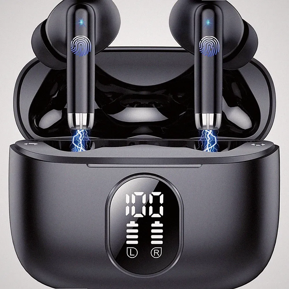 S26 Bluetooth 5.4 Kabellose In Ear Noise Cancelling Kopfhörer mit Ladecase