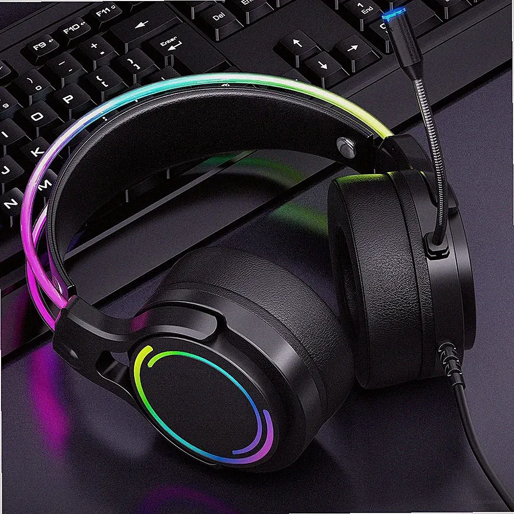 S506 Gaming Stereo Kopfhörer Stereo Headset mit Mikrofon USB Für PC/PS4/Xbox One