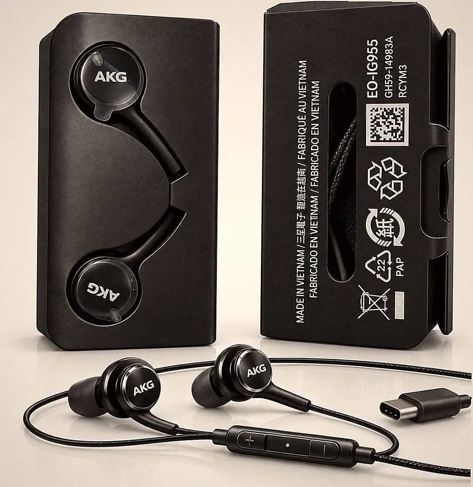 Samsung AKG EO-IG955 Kopfhörer 3,5mm Klinke Original In-Ear S10 S9 S8 NEU