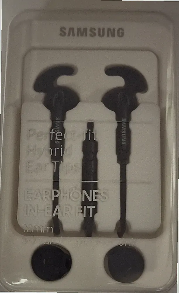 Samsung EG920 In-Ear-Kopfhörer Schwarz 3,5mm Hybrid Ear Tips 12mm Treiber