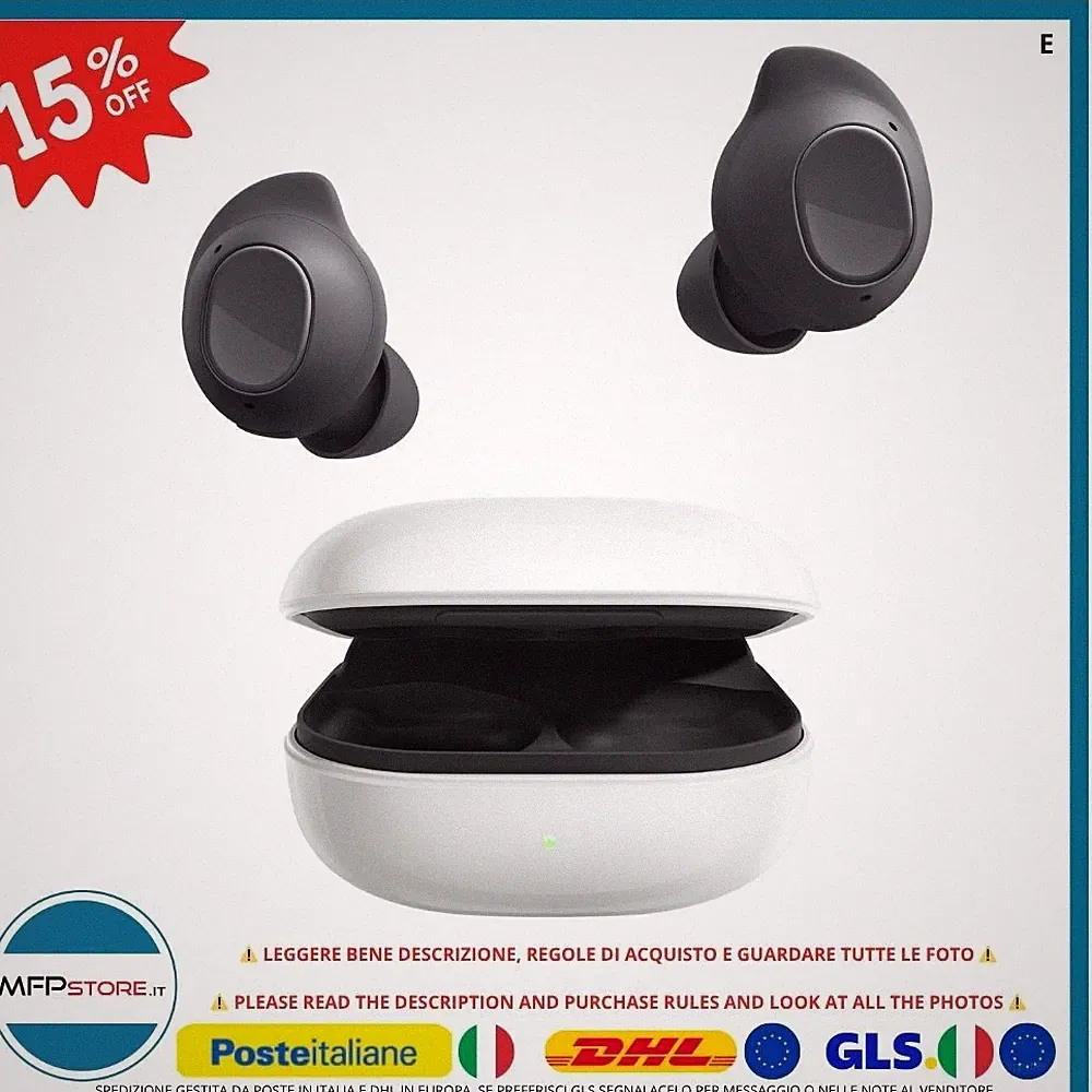 Samsung Galaxy Buds FE 2023 - True Wireless ANC Bluetooth Kopfhörer Schwarz - VERSIEGELT