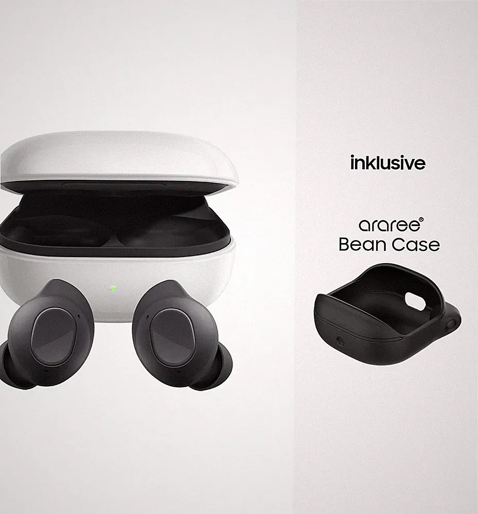 Samsung Galaxy Buds FE True Wireless In-ear Kopfhörer Graphite Mit BEAN CASE