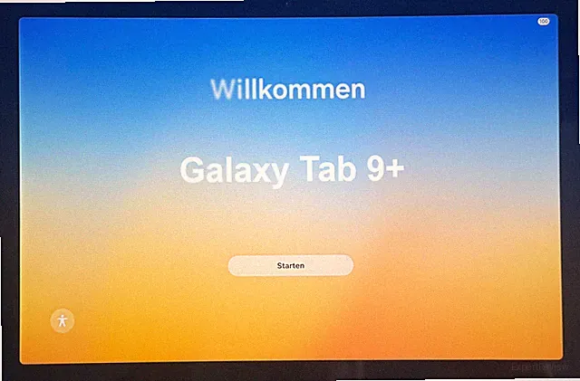 Samsung Galaxy Tab A9+ Plus 64GB Wi-Fi Schwarz Gehäuseschaden