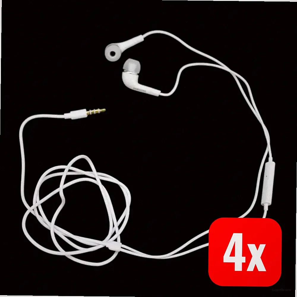 Samsung Headset 3,5 mm Kopfhörer In-Ear kabelgebunden EHS64 Headset 4 STÜCK