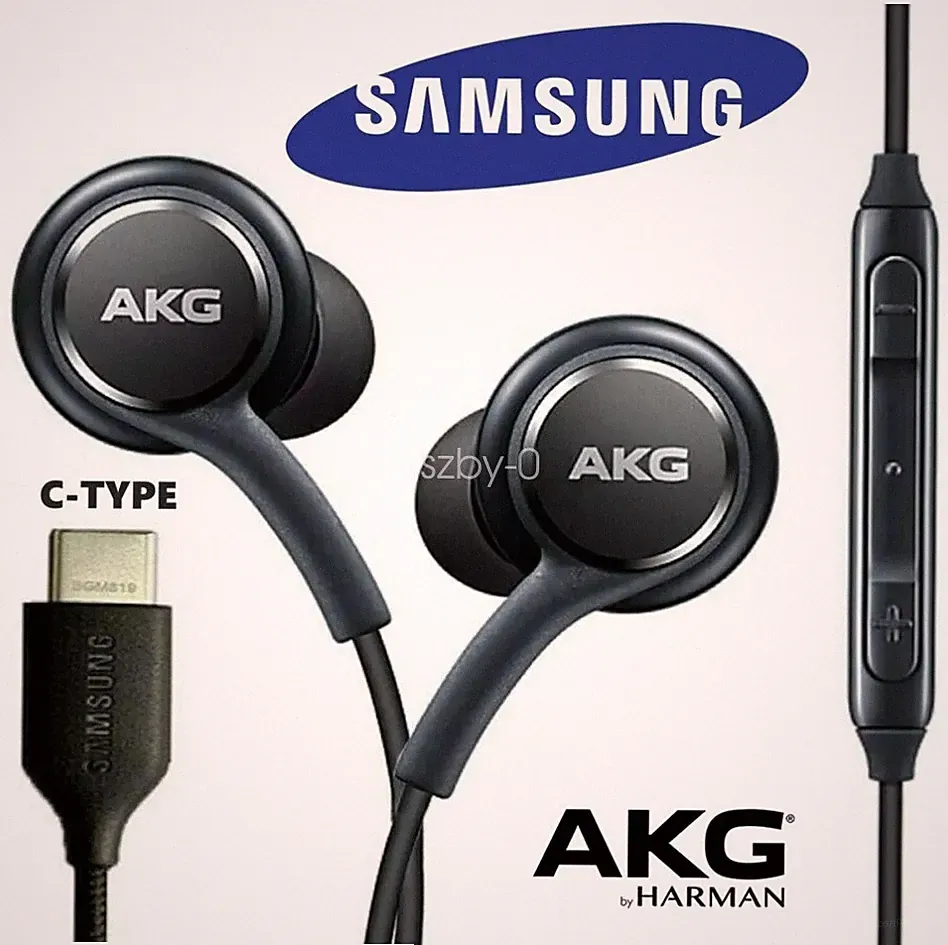 Samsung Kopfhörer AKG Typ-C In-Ear Ohrhörer Galaxy S25 S24 S23 S22 S20+ A54 A55
