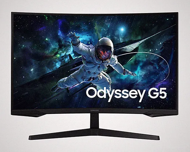 Samsung LS32CG552EUXEN Odyssey G5 32" QHD VA Curved Gaming Monitor 165Hz 1ms