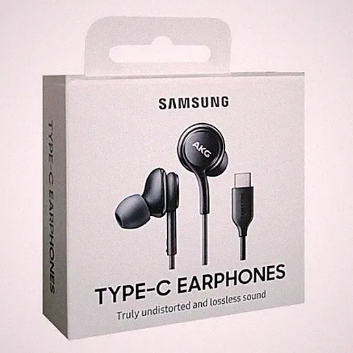 Samsung Original Kopfhörer Type-C Ohrhörer EO-IC100, Sound by AKG, schwarz